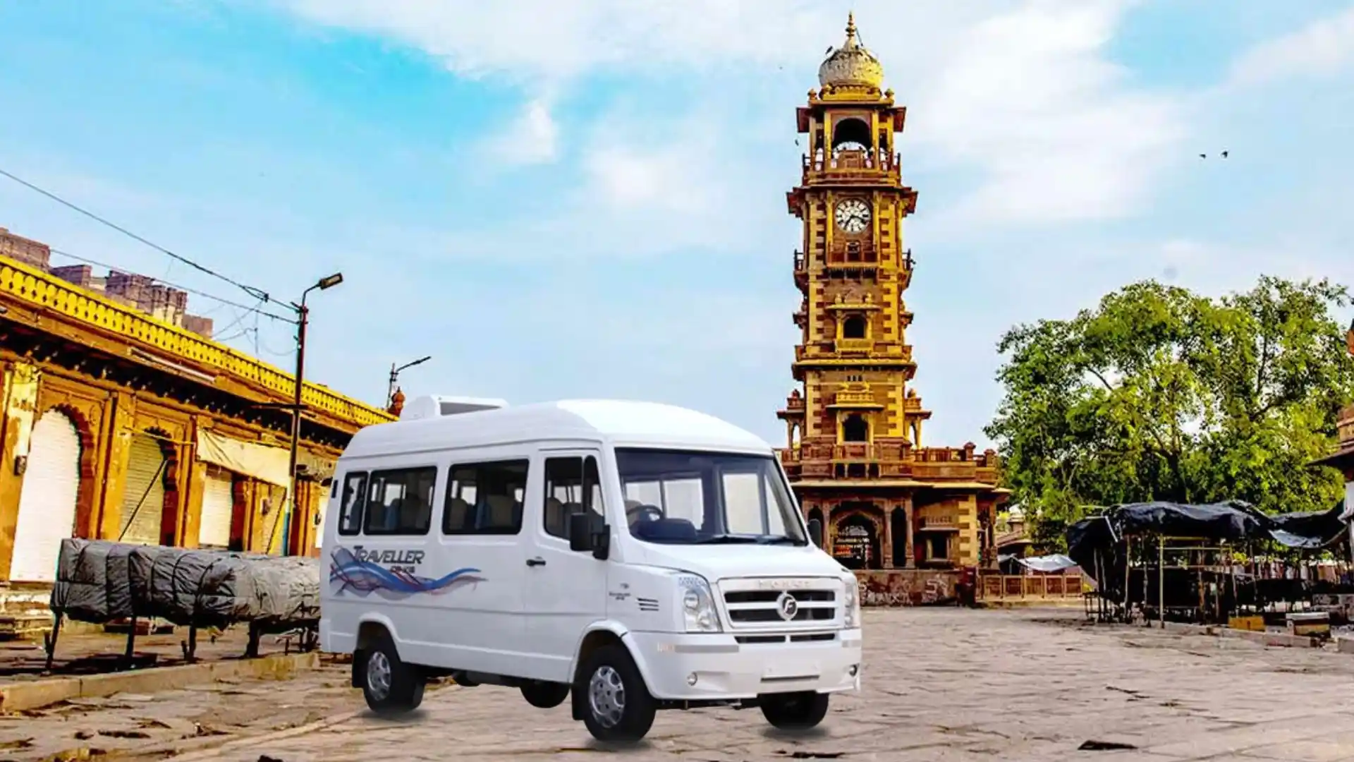 12-Seater Tempo Traveler in Jodhpur